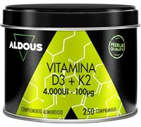 Aldous Bio – Vitamina D3+K2 – 250 comprimidos