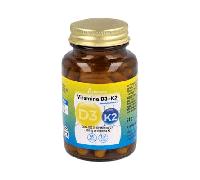 Vitamina D3+K2 60 cápsulas vegetales Plameca - suplemento de vitaminas D y K