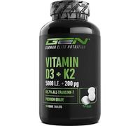 Vitamina D3 + K2 Depot - 180 tabletas con 5000 UI de D3 + 200 mcg de K2 (MK7) - calidad prémium: K2VITAL® de Kappa - 99,7% All-Trans K2-MK7 - vegano, alta dosificación, sin aditivos innecesarios