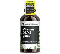 Vitamina D3 + K2 en gotas, 50 ml - Primera calidad: >99,8% all-trans (K2VITAL® de Kappa) + D3 altamente biodisponible - Probado en laboratorio, alta dosificación, líquido