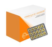 Vitamina D3 K2 MK-7 Goldmaster - M.J.S. Med - 60 Cápsulas blandas