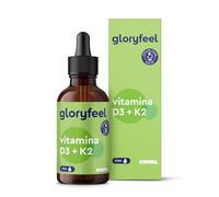 Vitamina D3 y K2 Gotas 5.000 U.I / 5 gotas - Soporte a mantenimiento huesos, músculos y sistema inmunitario - 50 ml K2VITAL® >99,7% All-Trans - Altamente biodisponible - Probado en laboratorio