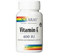 Vitamina E 50 perlas de 400 IU de Solaray