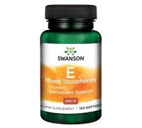 Vitamina E Tocoferoles Mixtos, 400 UI - 100 cápsulas blandas