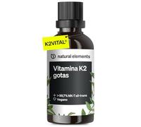 Vitamina K2 MK7 200 µg K2VITAL® - All-trans >99,7% - 1.700 Gotas (50 ml) - Alta Dosificación y absorción óptima - Vegano, probado en laboratorio en Alemania