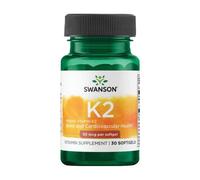 Vitamina K2 Swanson, 50 µg (30 cápsulas blandas)