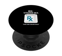Vitamina Sea Take One Daily Cruise Humor PopSockets PopGrip Adhesivo