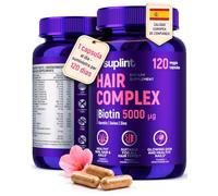 Vitaminas para el Pelo - Biotina para el Cabello 5000 µg - 120 Cápsulas