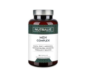 Vitaminas Testo Hombre - Potencia 4:1 Maca 500mg | Ginseng Ginkgo Biloba Tribulus Terrestris L-Arginina, 90 Cápsulas Men Complex Nutralie