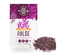VitaminSea Orgánico Dulse Algas Marinas - Maine Hojuela 112 G Bolsa - Certificada por el USDA & Vegan - Kosher - Cosechada a Mano - Secado al Sol - Atlántico Vegetales Crudos y Salvajes (F 2)