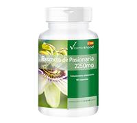 Vitamintrend Extracto de pasiflora 2250 mg por dosis diaria, 180 cápsulas, complemento alimenticio vegano sin estearato de magnesio, fabricado en Alemania