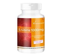 Vitamintrend L-Lisina 1000 mg, 240 tabletas, altamente dosificado, complemento alimenticio vegano sin estearato de magnesio, fabricado en Alemania