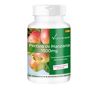Vitamintrend Pectina de manzana 1500 mg, 360 comprimidos, con calcio y vitamina C, complemento alimenticio vegano sin aditivos, fabricado en Alemania