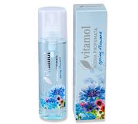 Vitamol Agua Corporal Perfumada, Loción Refrescante y Desodorante, Fragancias de Camelia, Flor de Melocotón, Flores de Primavera y Mirra, 100 ml (Spring Flower)
