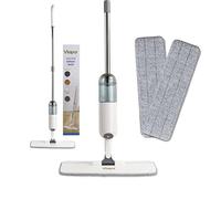 VITAPUR Wischer mit Sprühfunktion I 330 ml Sprühwischer für schnelle Reinigung I Spray Mop mit Sprühdüse I Bodenwischer Sprühfunktion mit Wassertank und Zufallsprinzip I 2-Mikrofaserbezug