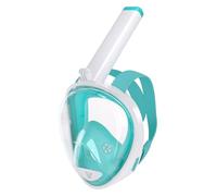Vitare Máscara de Buceo para Adultos y Niños, Máscara Snorkel con Tecnología Antivaho y Antifugas, 180°Panorámica Careta para Bucear con Soporte de Cámara, Gafas Buceo de Cara Completa