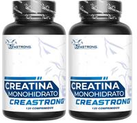 Vitastrong Creatina Monohidratada 3000mg, Comprimidos, Alta Potencia (Paquete de 2)