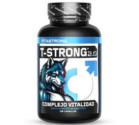 Vitastrong Maca Peruana Vegana con L-Arginina, Taurina, Zinc, 120 Cápsulas | T-Strong Alta Dosis, Maca Negra Extra Fuerte, Fenogreco, Ginkgo, Ginseng Vit B6, Suplemento para Hombres