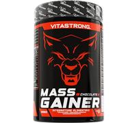 Vitastrong Mass Gainer, Proteínas, Carbohidratos en Polvo, Sabor Chocolate | 900g de Proteínas en Polvo con Maltodextrina, Ciclodextrina Altamente Ramificada (Cluster Dextrin®) y Creatina Monohidrato