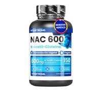 Vitastrong NAC N-Acetil-Cisteina 600mg de Fermentación Vegetal | Precursor de Glutation, Suplemento NAC, 150 Comprimidos, Vegano, N Acetilcisteina 600 mg (1 al Día para 5 Meses)