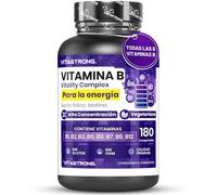 Vitastrong Vitamina B Complex Vegetariana, 180 Comprimidos, sin Gluten