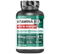 Vitastrong Vitamina B12 1000mcg Vegana, 475 Comprimidos, 1 al Día 15+ Meses