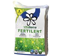 Vitaterra Fertilizante de Césped Abono Césped Fertilent 25 kg NPK 20-5-10