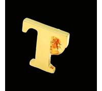 VITAU Clásico Letra Dorada Broche Chapado en Oro Hombres Solapa Pin Mujer Sombrero Bufanda Mochila Insignia joyería