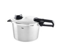 Vitavit 622-812-08-070/0 Olla a Presión Premium 8L 26cm con Superficie Novogrill, Apto para Inducción, Incluye Cestillo y Trípode
