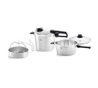Vitavit® Premium Set Ollas A Presión 22Cm - 6,5L + 3,5L Cestillo + Trípode + Tapa FISSLER 622-412-13-090/0