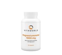 Vitaworld - Malato de Magnesio 1000 mg (120 Cápsulas)