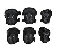 Vitdipy Juego de rodilleras para patines, rodilleras ajustables, coderas, muñequeras, cómodas para adultos, monopatín, scooter, deportes