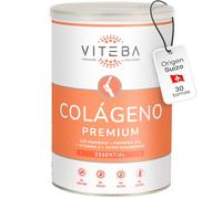 Viteba Colágeno Hidrolizado Puro en Polvo Sin Sabor 330 g - Péptidos de Colageno Tipo 1 y 3 con Ácido Hialurónico Magnesio, Coenzima Q10 y Vitamina C Suplemento Articulaciones y Músculos - Essential