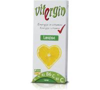 VITERGIN Caramelos Vitamínicos - Frutos del Bosque, Limón, Naranja, Frambuesa, Fresa. Deliciosos sabores de frutas en 20 caramelos dulces (Vitergin - Lemon- 24 pack)