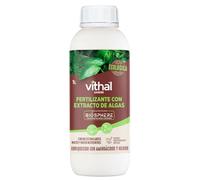 VITHAL Fertilizante Con Extracto De Algas Biosphere 1L - Estimulador Del Crecimiento De Plantas, Corrige La Clorosis Férrica, Aporta Fitohormonas Naturales Y Vitaminas, Solución Sostenible