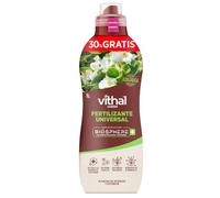 VITHAL Fertilizante Plantas Universal Biosphere - Fertilizante Soluble con Materia Orgánica, Crecimiento Vigoroso y Resistente, Mejora la Absorción de Nutrientes y la Resistencia, 1L