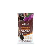 VITHAL GARDEN SUBSTRATO ORQUÍDEAS CON HUMUS DE ALGAS BOKASHI 2 Litros