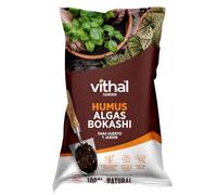 VITHAL Humus De Algas Bokashi 20 L - Compost 100% Vegetal Para Mejorar El Crecimiento Vegetativo, Prolonga La Floración Y Formación De Frutos, Apto Para Agricultura Ecológica