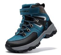 VITIKE Botas de Invierno para Unisex Niños Botas de Senderismo Trekking Zapatos,Azul Marino,36 EU