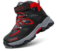 VITIKE Botas de Invierno para Unisex Niños Botas de Senderismo Trekking Zapatos,Rojo,35 EU