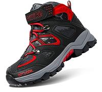 VITIKE Botas de Invierno para Unisex Niños Botas de Senderismo Trekking Zapatos,Rojo,38 EU