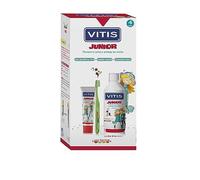 Vitis Junior Gel Dentífrico 75ml + Colutorio 500ml + Cepillo