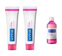 Vitis Pack ENCIAS Pasta 150X2 V2 75ML PARA2, Estándar, Juego de 3 Piezas