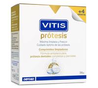 Vitis Prótesis Comprimidos Limpiadores Antiplaca 32 + 4 uds Gratis