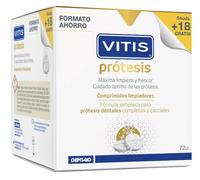 Vitis Prótesis Comprimidos Limpiadores Antiplaca 54 + 18 uds Gratis