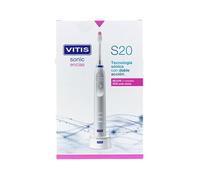VITIS S20 Cepillo Dental Eléctrico Sónico, Tecnología de Doble Acción, 3 Modos de Cepillado, 2 Cabezales