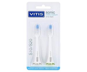Vitis Sonic cabezal de repuesto Cepillos Medium 2 ST Cepillo de dientes