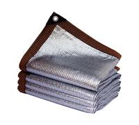 VITIWEDTY Tela De Aluminio para Sombra - 85% Red De Sombreado con Ojales Aluminio Reflectante, Mallas Sombreo para Plantas De JardíN/Perro/Coche, Toldo Vela De Sombra Exterior (2m x 1m)