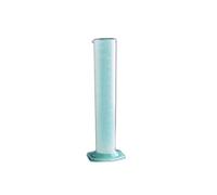 Vitlab Probeta graduadora de polipropileno, escala elevada, clase B, forma alta, transparente, capacidad de 1000 ml, 69 mm de diámetro, 440 mm de altura, 6 unidades