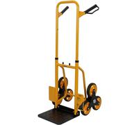 VITO - Carretilla de manejo plegable, carga 150 kg, 2 x 3 cm, con ruedas giratorias, asa antideslizante